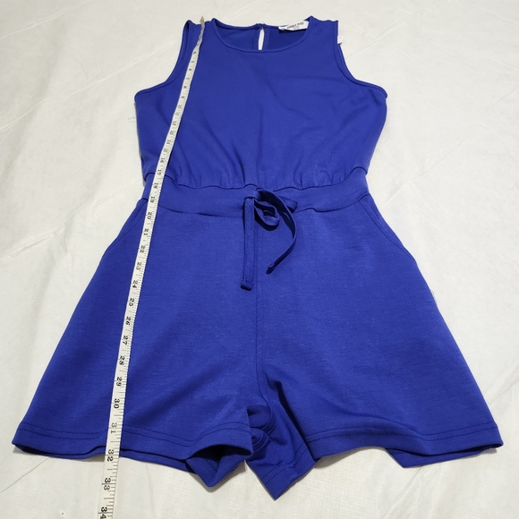 Double Zero Size Small Royal Blue Romper - Picture 4 of 7